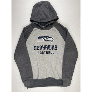 NFL Team Seattle Seahawks Hoodie Sweatshirt Youth Kids L(14-16) Cotton Blend